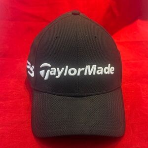 TaylorMade Black and White Golf Hat